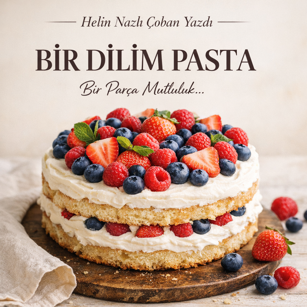 Helin Nazlı Çoban’dan: “Bir Dilim Pasta, Bir Parça Mutluluk”