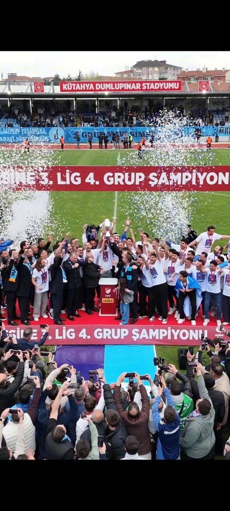 Kütahyaspor’dan Tarihi Zafer! 24 Yıl Sonra TFF 2. Lig’e Yükseldi