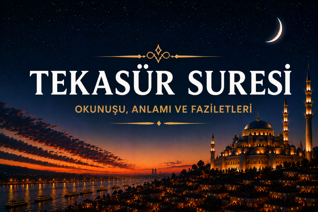 Tekasür Suresi ve Faziletleri: Dünya Hırsına Karşı Büyük Uyarı